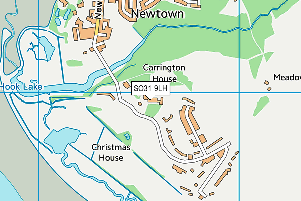 SO31 9LH map - OS VectorMap District (Ordnance Survey)