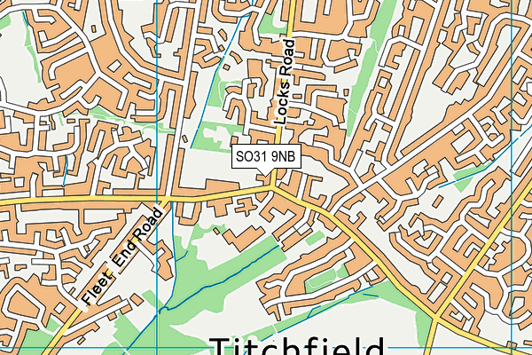 SO31 9NB map - OS VectorMap District (Ordnance Survey)