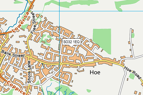 SO32 1EQ map - OS VectorMap District (Ordnance Survey)