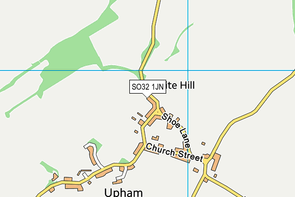 SO32 1JN map - OS VectorMap District (Ordnance Survey)