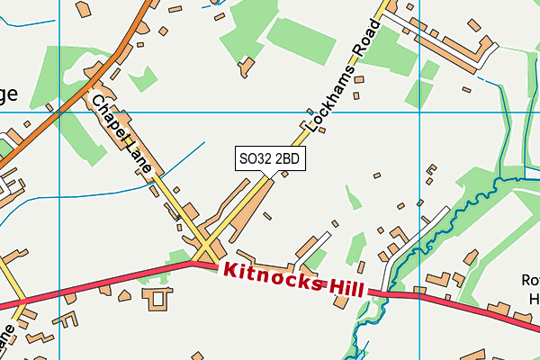 Map of HIGHLAND ROW LTD at district scale