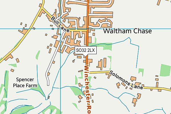 Map of ROSEHILL GARAGE (WALTHAM CHASE) LIMITED at district scale
