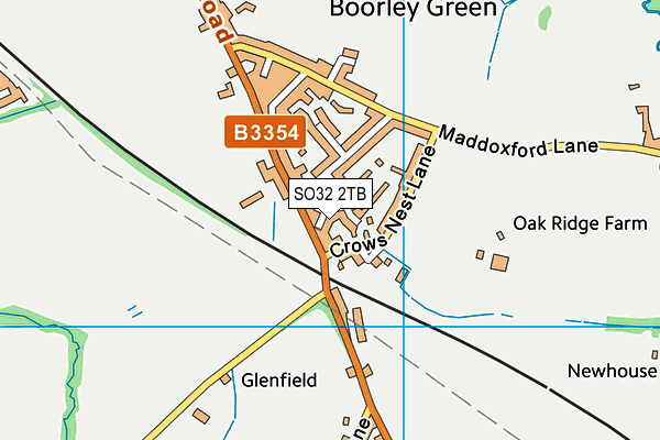 Map of THE BOTLEY CHIROPRACTIC CLINIC LIMITED at district scale