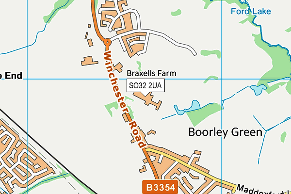 Vital Health & Wellbeing (Botley Park Hotel) map (SO32 2UA) - OS VectorMap District (Ordnance Survey)