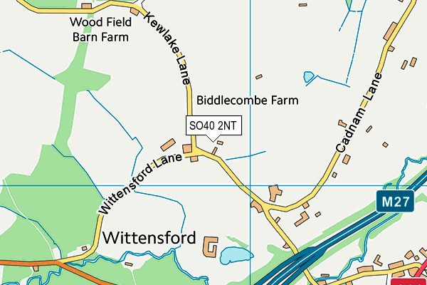 SO40 2NT map - OS VectorMap District (Ordnance Survey)