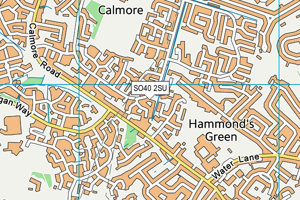 SO40 2SU map - OS VectorMap District (Ordnance Survey)