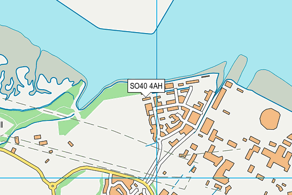 SO40 4AH map - OS VectorMap District (Ordnance Survey)
