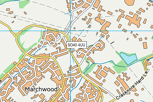 SO40 4UU map - OS VectorMap District (Ordnance Survey)