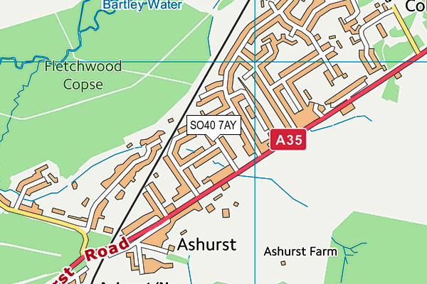 Map of ASHBURN DRAFTING SERVICES LIMITED at district scale