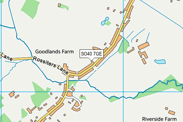 Netley Marsh Recreation Ground map (SO40 7GE) - OS VectorMap District (Ordnance Survey)