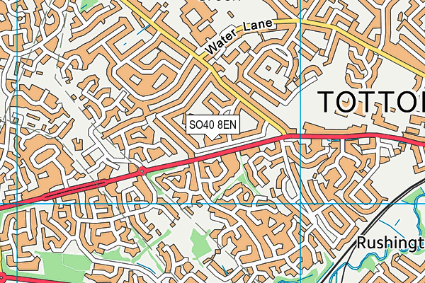 SO40 8EN map - OS VectorMap District (Ordnance Survey)