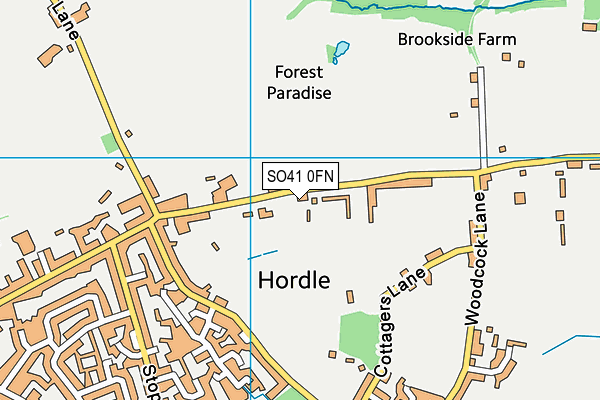 Map of POOCH AND PONIES LTD at district scale