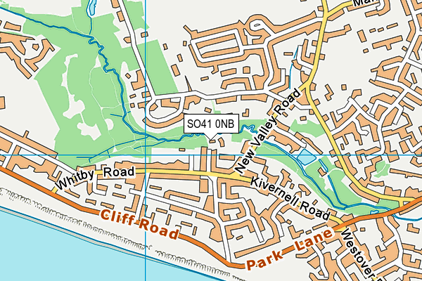 SO41 0NB map - OS VectorMap District (Ordnance Survey)