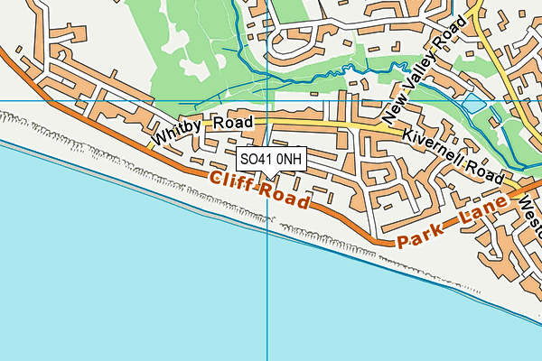 SO41 0NH map - OS VectorMap District (Ordnance Survey)