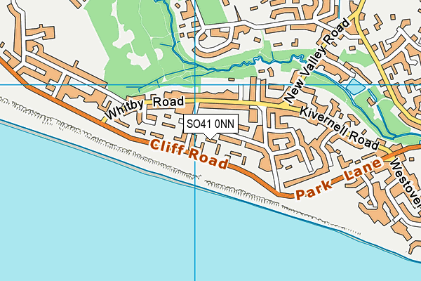 SO41 0NN map - OS VectorMap District (Ordnance Survey)