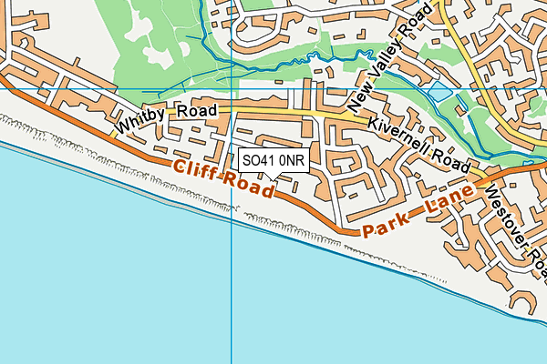 SO41 0NR map - OS VectorMap District (Ordnance Survey)