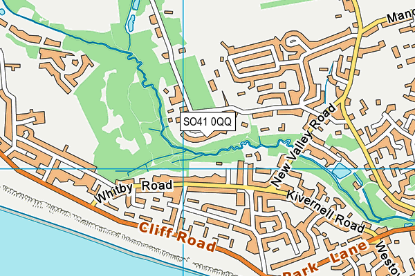 SO41 0QQ map - OS VectorMap District (Ordnance Survey)