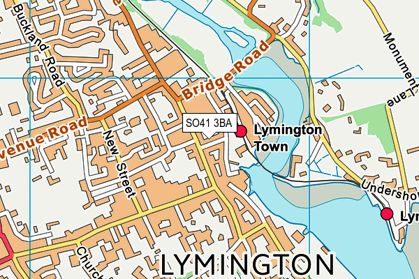 Map of CSS (LYMINGTON) LTD at district scale