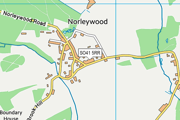 SO41 5RR map - OS VectorMap District (Ordnance Survey)