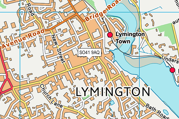 Map of ECM (LYMINGTON) LTD at district scale