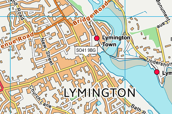 Map of NUMBER ONE LYMINGTON LTD at district scale