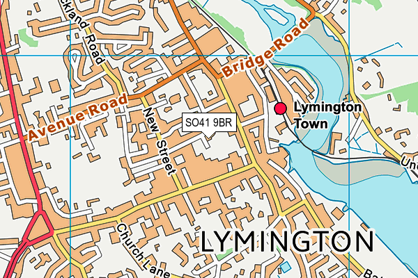 Map of EAR CLINIC (LYMINGTON) LTD at district scale