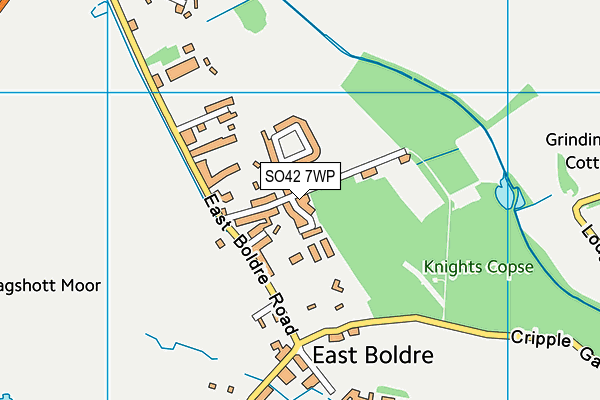 SO42 7WP map - OS VectorMap District (Ordnance Survey)