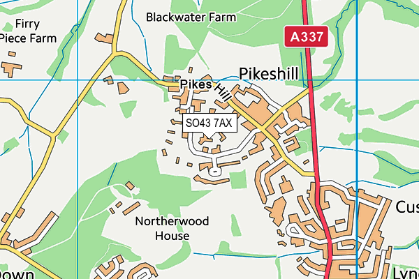 Map of FOOTCOUK LIMITED at district scale