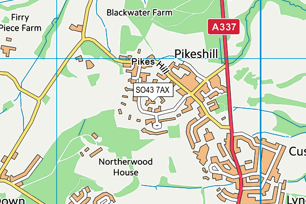 Map of PODIATRY CONSULTING LIMITED at district scale