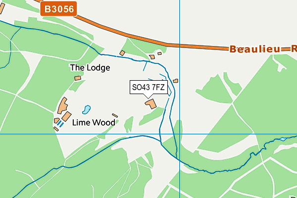 Herb House (Limewood Hotel) map (SO43 7FZ) - OS VectorMap District (Ordnance Survey)