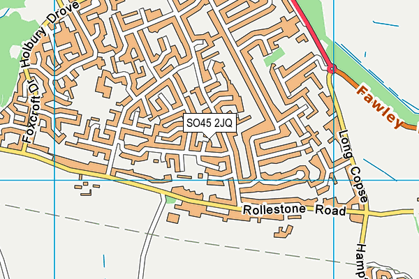 SO45 2JQ map - OS VectorMap District (Ordnance Survey)