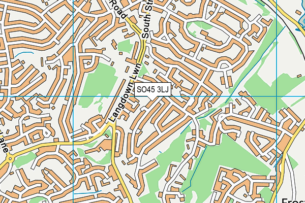 SO45 3LJ map - OS VectorMap District (Ordnance Survey)