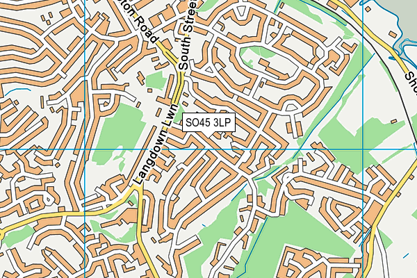 SO45 3LP map - OS VectorMap District (Ordnance Survey)