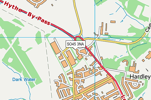 SO45 3NA map - OS VectorMap District (Ordnance Survey)