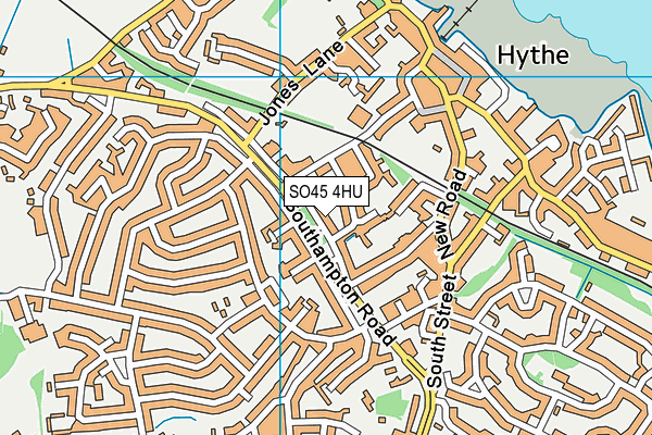 SO45 4HU map - OS VectorMap District (Ordnance Survey)