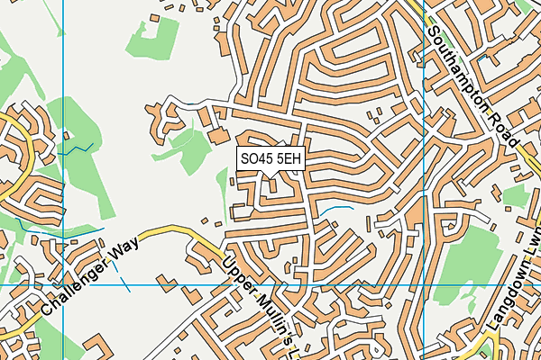 SO45 5EH map - OS VectorMap District (Ordnance Survey)