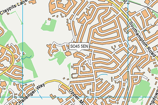 SO45 5EN map - OS VectorMap District (Ordnance Survey)