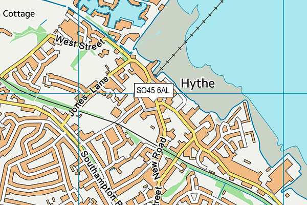Map of DIRECT CARPETS HYTHE LTD at district scale