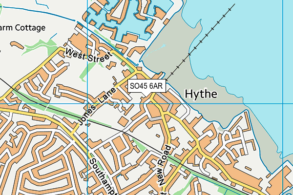 Map of EBENEZERS (HYTHE) LIMITED at district scale