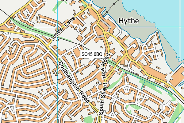 SO45 6BQ map - OS VectorMap District (Ordnance Survey)