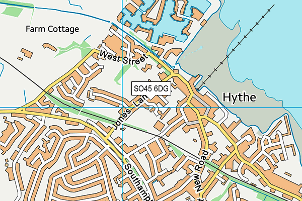 Ewart Recreation Ground map (SO45 6DG) - OS VectorMap District (Ordnance Survey)