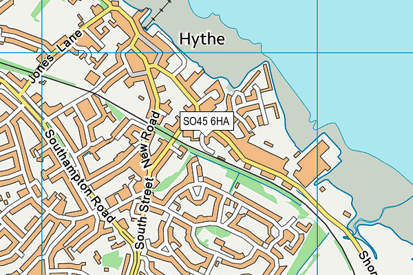 SO45 6HA map - OS VectorMap District (Ordnance Survey)