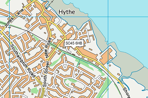 SO45 6HB map - OS VectorMap District (Ordnance Survey)