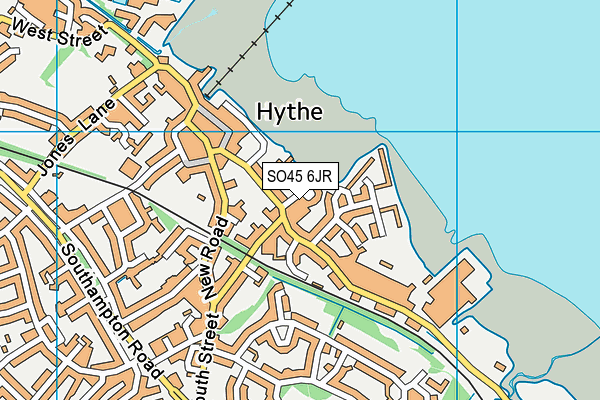 SO45 6JR map - OS VectorMap District (Ordnance Survey)