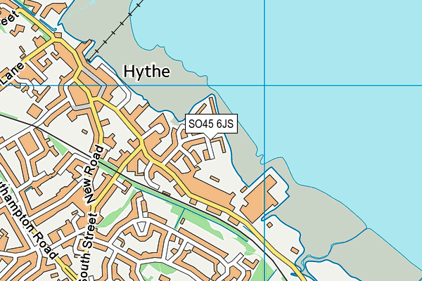 SO45 6JS map - OS VectorMap District (Ordnance Survey)
