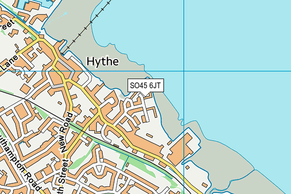 SO45 6JT map - OS VectorMap District (Ordnance Survey)