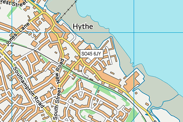 SO45 6JY map - OS VectorMap District (Ordnance Survey)