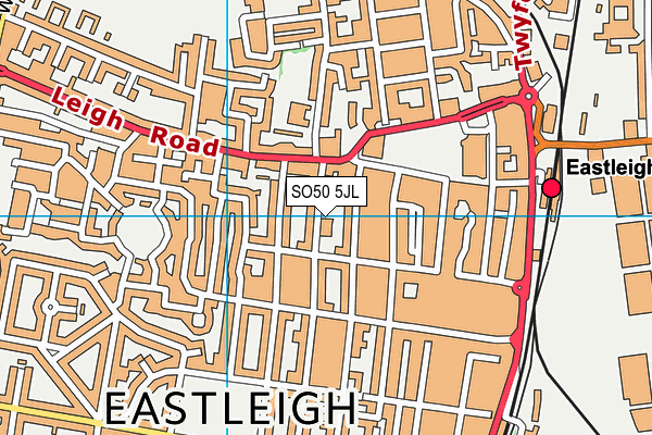 Norwood Primary & Pre-School map (SO50 5JL) - OS VectorMap District (Ordnance Survey)