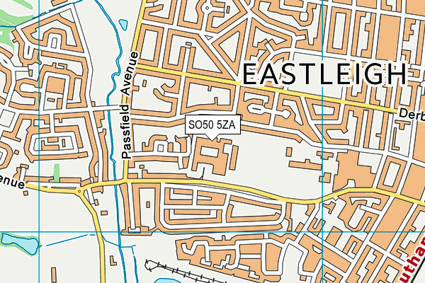Barton Peveril Sixth Form College map (SO50 5ZA) - OS VectorMap District (Ordnance Survey)