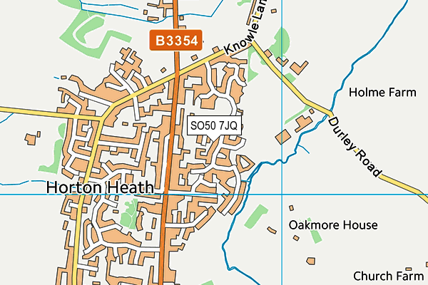 SO50 7JQ map - OS VectorMap District (Ordnance Survey)